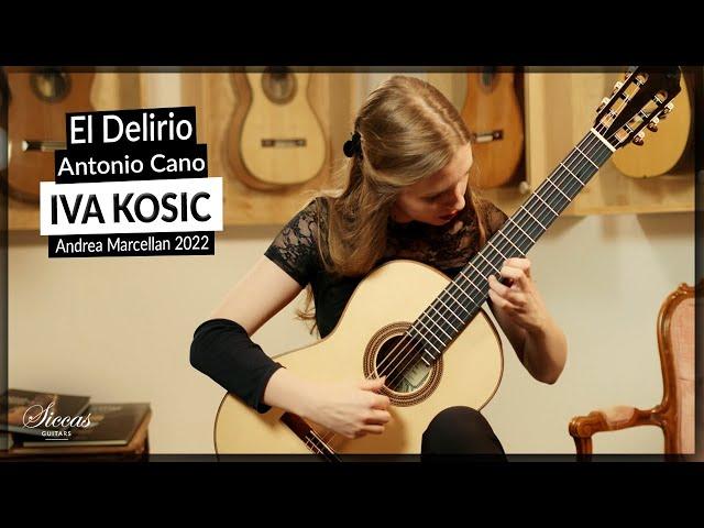 Iva Kosic plays El Delirio by Antonio Cano on a 2022 Andrea Marcellan Classical Guitar