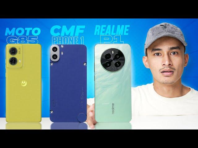 MOTO G85 vs CMF Phone 1 vs Realme P1 |   ULTIMATE 5G King Under 15K-17K 