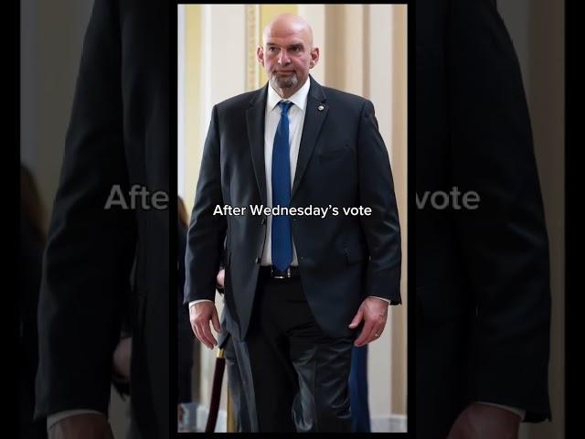 U.S. Sen. John Fetterman is back to wearing suits as the Senate resets the dress code. #shorts