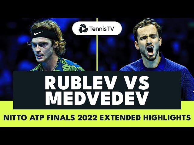 Daniil Medvedev vs Andrey Rublev THRILLING Encounter | Nitto ATP Finals 2022 Extended Highlights