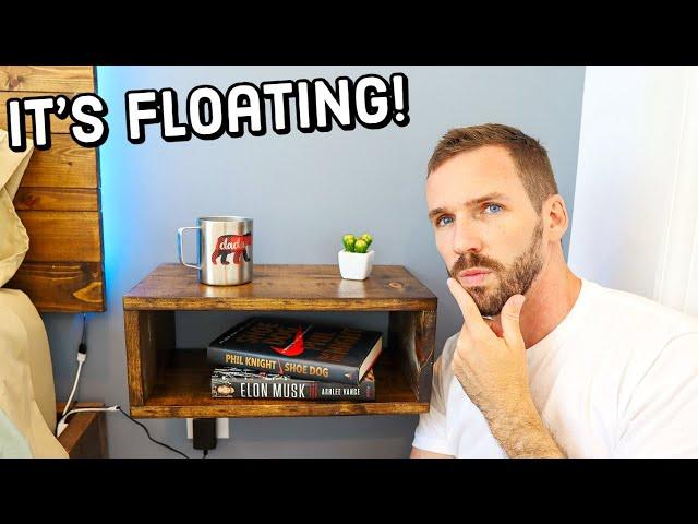 How to Make Floating Nightstands | Easy DIY Project