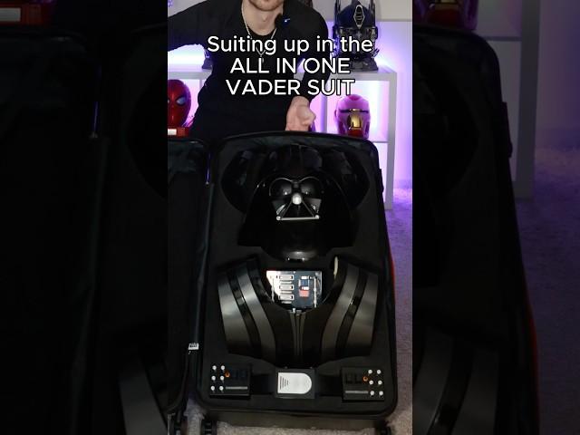 Suiting up in the Jazwares Vader suit #cosplay #darthvader #cosplayer #starwars #unboxing #shorts