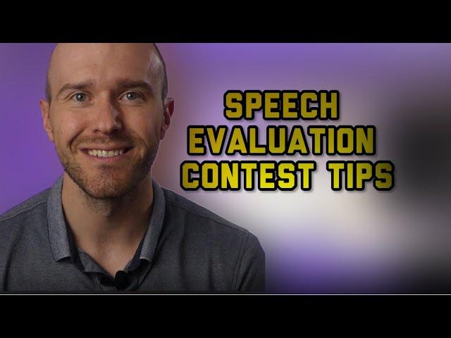 Win a Toastmasters SPEECH EVALUATION Contest (A Process for a Great Speech Evaluation)