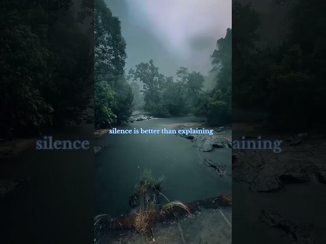Silence is better than explaining #shorts