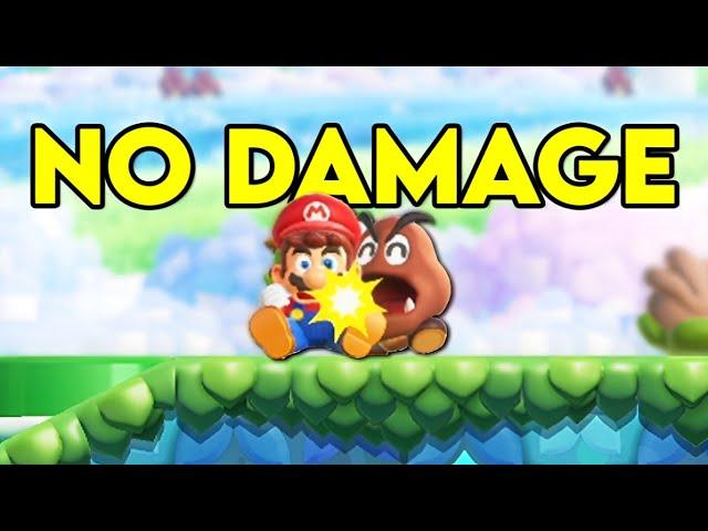 Mario Wonder but I CANT take damage…