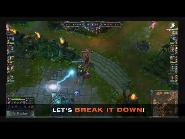 Break Down of Faker's Zed Play ( SKT T1 vs KT Bullets )