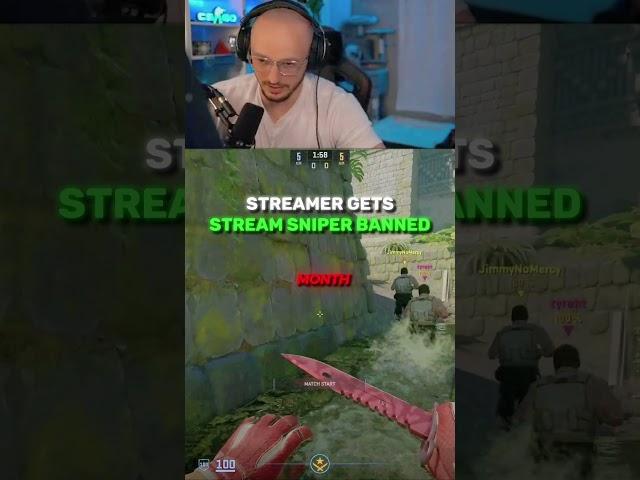 CS2 Streamer Gets Stream Sniper Banned on FaceIt