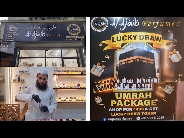  Alajaib Perfumes Lucky Draw  Shop for Just 499 & Get a Chance to Win an Umrah Package! ️