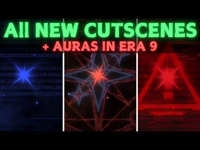 EVERY NEW CUTSCENE + AURA SHOWCASE IN SOLS RNG ERA 9 UPDATE