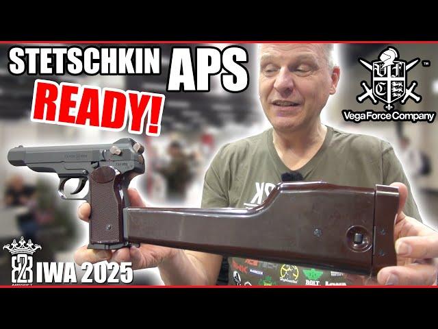 ES IST FERTIG!  VFC Stetschkin APS GBB Airsoft IWA 2025