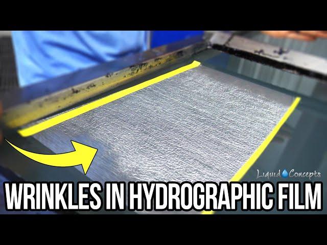 HOW TO FIX WRINKLES IN HYDROGRAPHIC FILM Liquid Concepts | Weekly Tips and Tricks