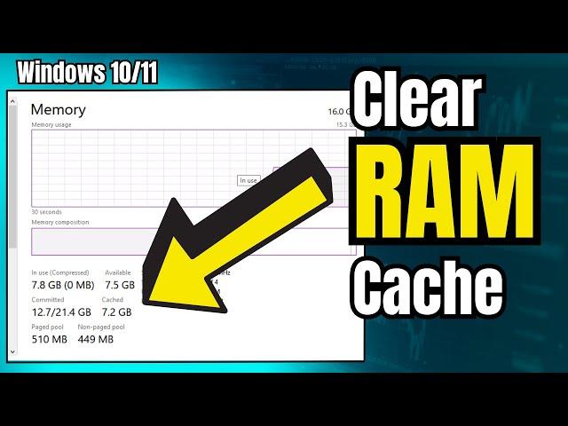 How to Clear RAM Cache in Windows 10/11 (2024) |  Make Computer Faster