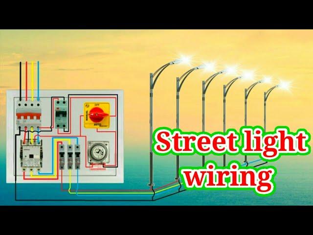 Street light wiring #electricalteluguofficial