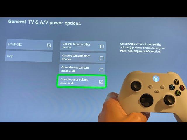 Xbox Series X/S: How to Enable “Console Sends Volume Commands” Tutorial! (TV & Display Options)