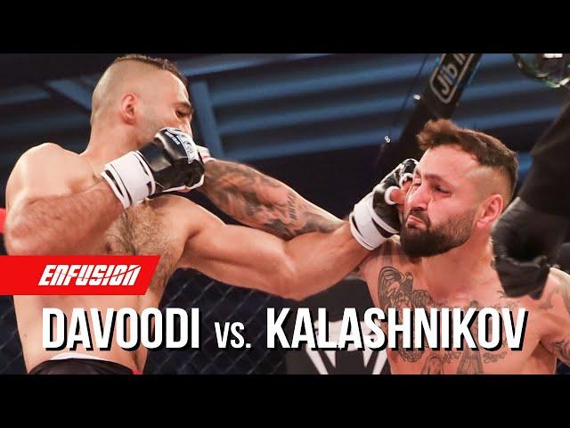 Pure Savagery In This MMA Fight! Davoodi vs. Kalashnikov | Enfusion Cage Events