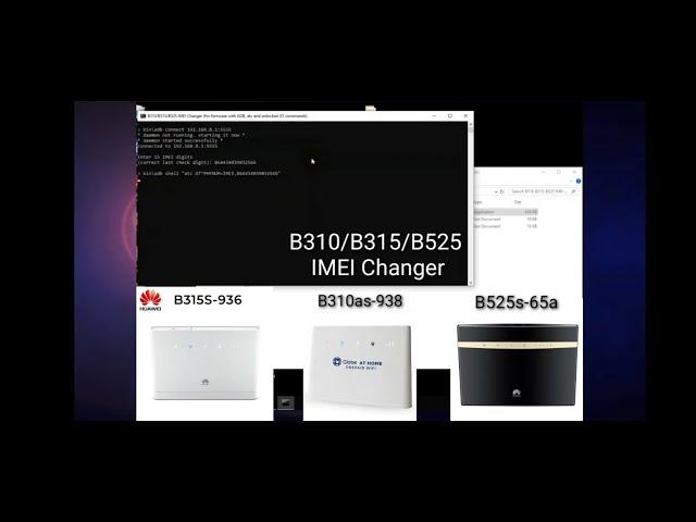 Change IMEI Tutorial for B315s-936/B310as-938/B525s-65a