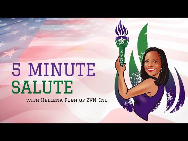 "5 Minute Salute" with Lt. Corey DeBoe hosted by Hellena Pugh