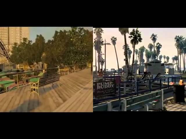 GTA 4 vs GTA 5 Graphics Comparison