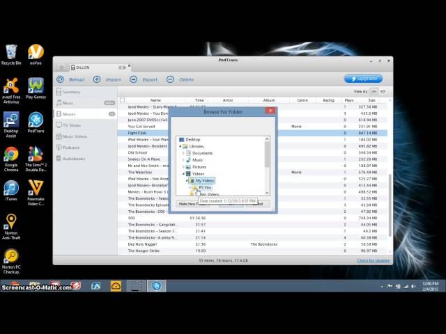 Free Ipod to PC Transfer