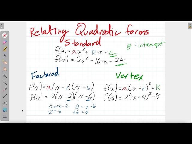 How to Learn to Relate Quadratic Forms