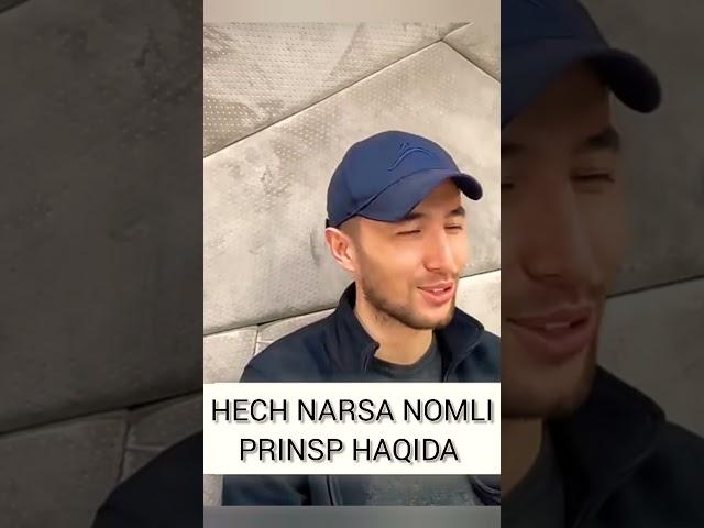 HECH NARSA NOMLI PRINSP HAQIDA | @Aziz Rakhimov | Aziz Rakhimov #shorts