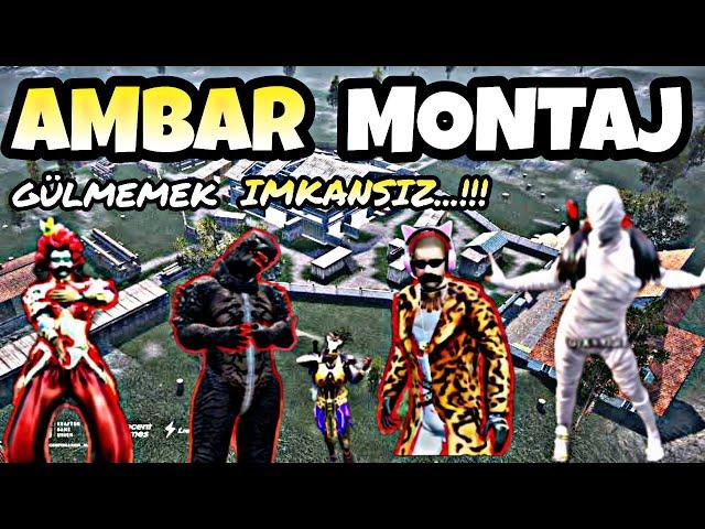 AMBAR MONTAJ - GÜLMEMEK İMKANSIZ - PUBG MOBİLE KOMİK MONTAJ