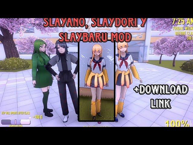 Slaybaru, Slaydori, Slayano Mod +Download Link and Change students uniforms custom #tutorial #2023