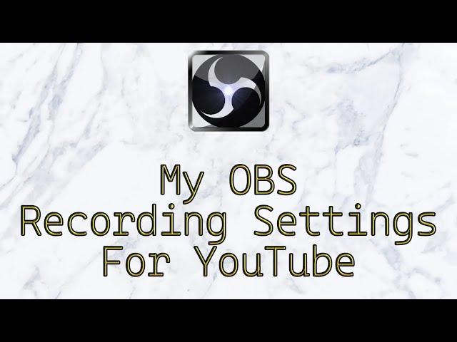 My OBS Recording Settings In 2023 (Version 29.0.2)