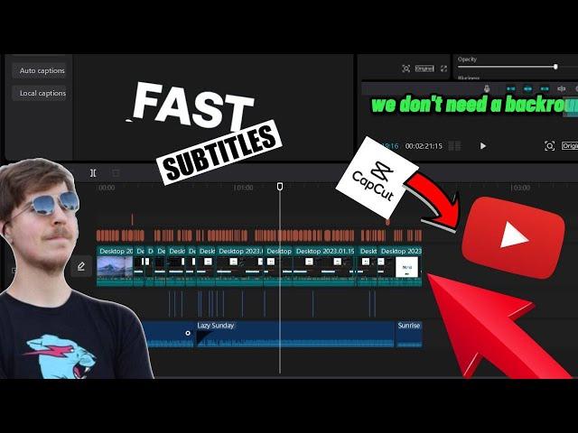 How to make *POP-IN* SUBTITLES LIKE MRBEAST in the Capcut Video editor!