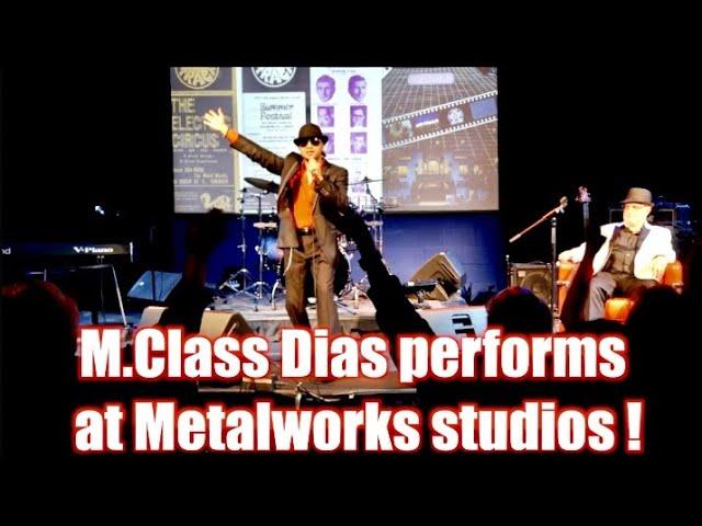 M Class Dias performs live at Metalworks studios