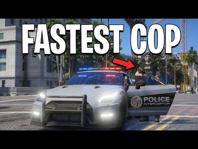 I Became A Real Cop In The Fastest Car on GTA 5 RP