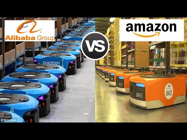 Amazon's Kiva Robots Vs Alibaba's Quicktron Robots - Battle of Warehouse