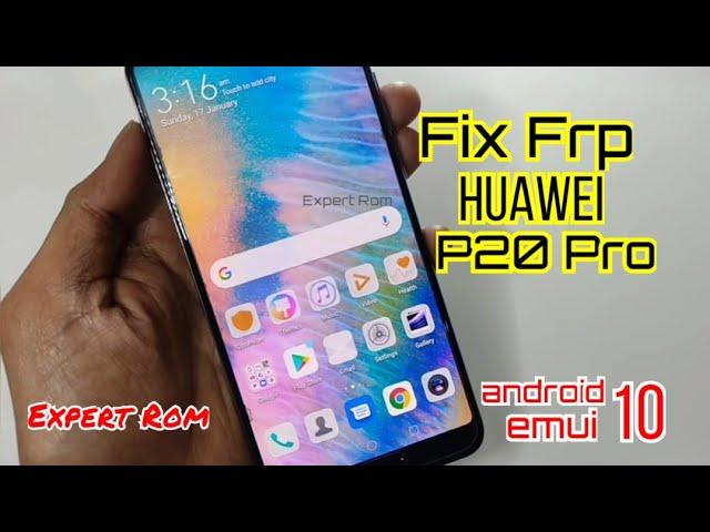 Huawei P20 Pro Android 10 EMUI 10 FRP/Google Account Lock Bypass Without PC JANUARY 2021