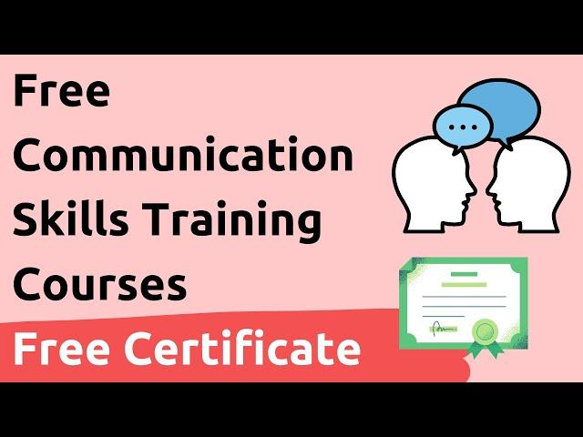 Free Communication Skills Training Online Courses with Certificate