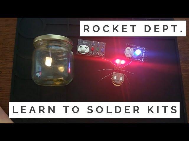 Learn To Solder Kits from Rocket Dept.