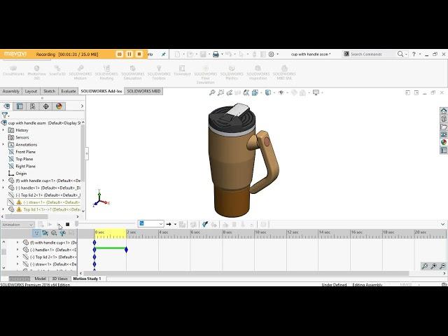 SolidWorks Tutorial: How to make High Quality Animation Video using Photoview 360.