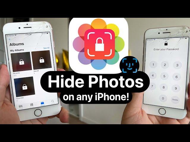 Hide Apps, Photos on Phone iOS 16 