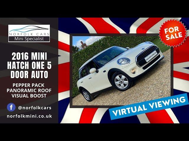 2016 Mini One 5 Door Automatic in Pepper White