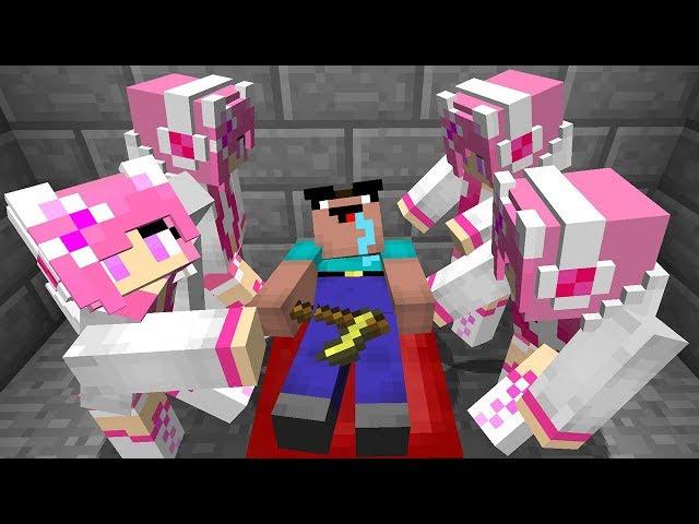 НУБ ПРОТИВ ДЕВУШКА В МАЙНКРАФТ – ТРОЛЛИНГ НЕВИДИМКОЙ В МАЙНКРАФТ! NOOB GIRL MINECRAFT