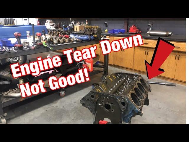 Ford FE 360 Tear Down! One Problem Hole.