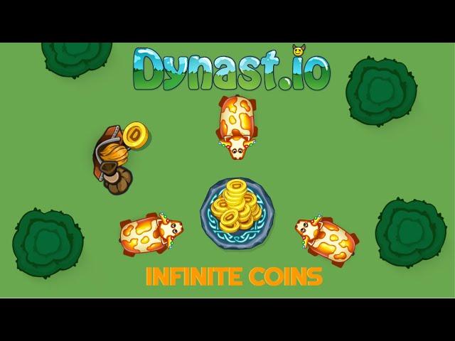 Infinite coin glitch in Dynast.io!