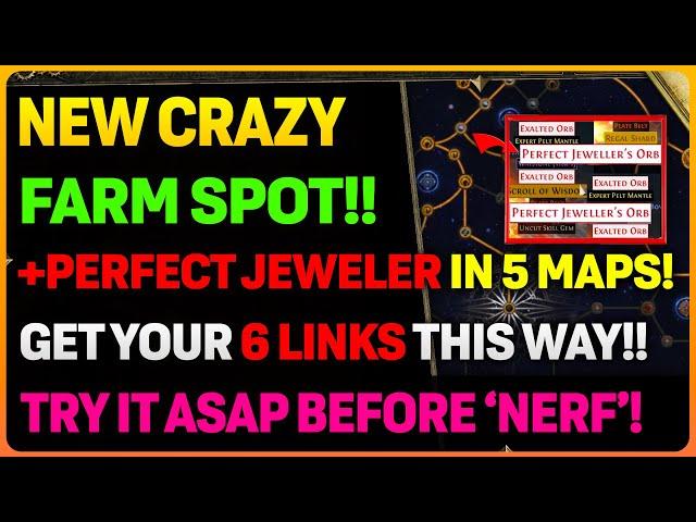 NEW POE 2 PERFECT JEWELLER'S ORB FARMING SPOT!! | Get Your GEMS 6 LINK This Way!