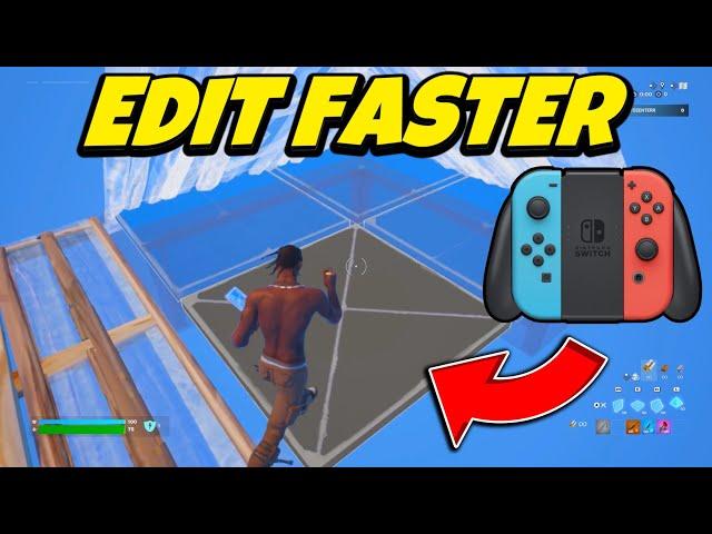 How To EDIT FASTER on Nintendo Switch + Remove INPUT DELAY! (Fortnite Tutorial)