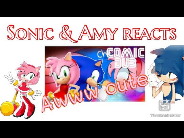 Amy & Sonic reacts to Sonamy compilation 1