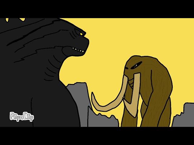 Godzilla:King of the Monsters ending scene (animation)