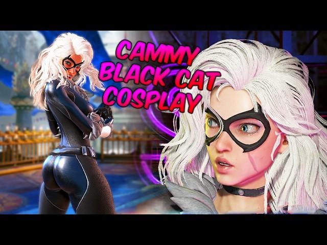 Cammy Cosplays Fortnite Black Cat 