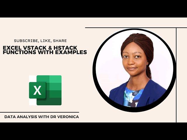 Excel VSTACK and HSTACK functions with examples