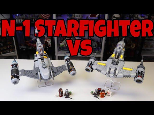 LEGO Star Wars The Mandalorian's N-1 Naboo Starfighter Comparison! (Real vs Custom)