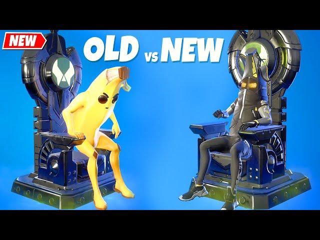 Old VS New in Fortnite: The Tech Future Pack with P33LY, NeuraLynx, and CRZ-8 Skins comparison