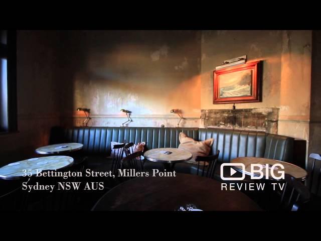 Food & Travel | Hotel Palisade | Millers Point | NSW | Big Review TV | Bronze